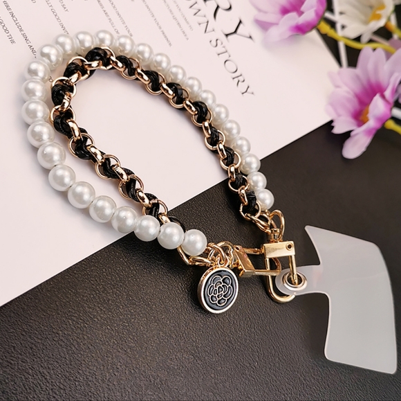 Brand new Faux Pearl Charm Phone Strap - Picture 2 of 4